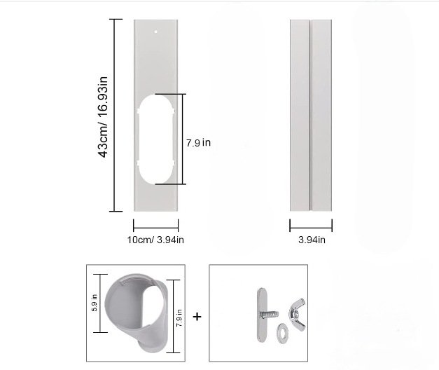 150mm Offset Window Connector