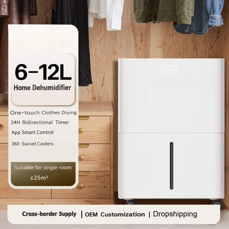 12L Portable Home Dehumidifier