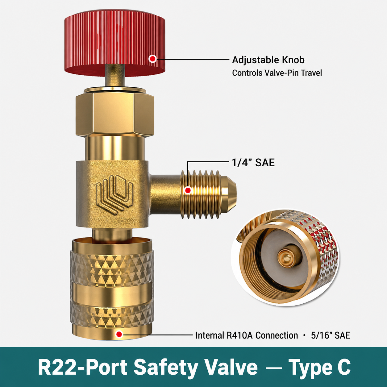 R22-Port Safety Valve - Type C