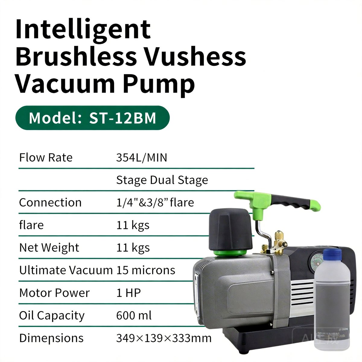 ST-12BM 6L Brushless + Gas Ballast