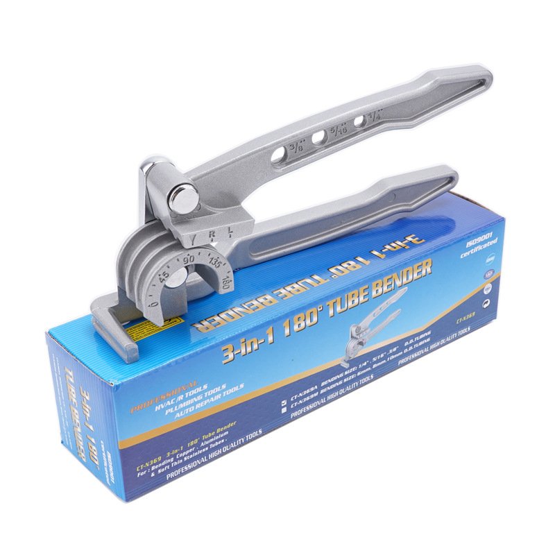 180° 1/4"/5/16"/3/8" 3-in-1 Silver